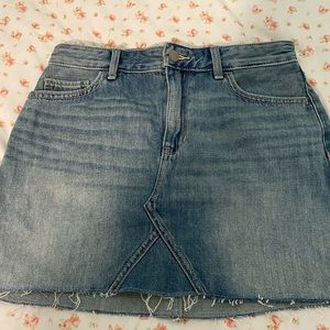 Hollister denim skirt